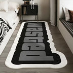Irregular Shape Bedroom Decor Carpet Creative Letters Carpets for Living Room Washable Bedside Soft Floor Mat Home Anti-Slip Rug