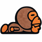 Gamer Monkey Rug Toon