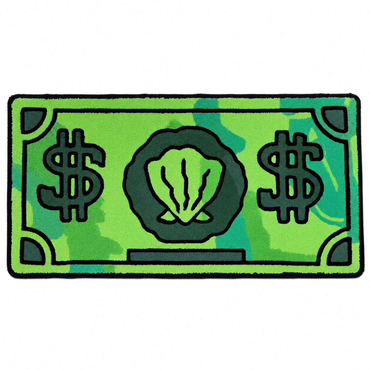 Bikini Bottom Dollar Bill Rug Toons