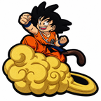 Kid Goku & Nimbus Rug Toons