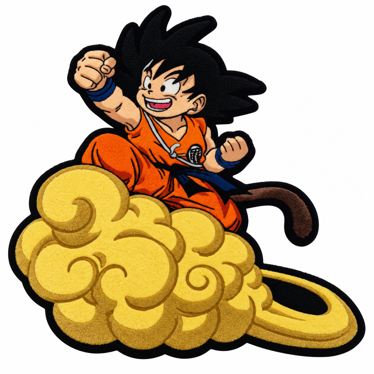 Kid Goku & Nimbus Rug Toons