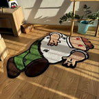 Cross-Border Family Guy Parody Cashmere-Like Polyester Terylene Alien-Shaped Peter Bathroom Entryway Hand Washable Doormat