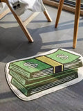 VIKAMA Creative Dollar Carpet Non-Slip Soft Entrance Porch Doormat Bedroom Playroom Bathroom Floor Mat Home Decoration